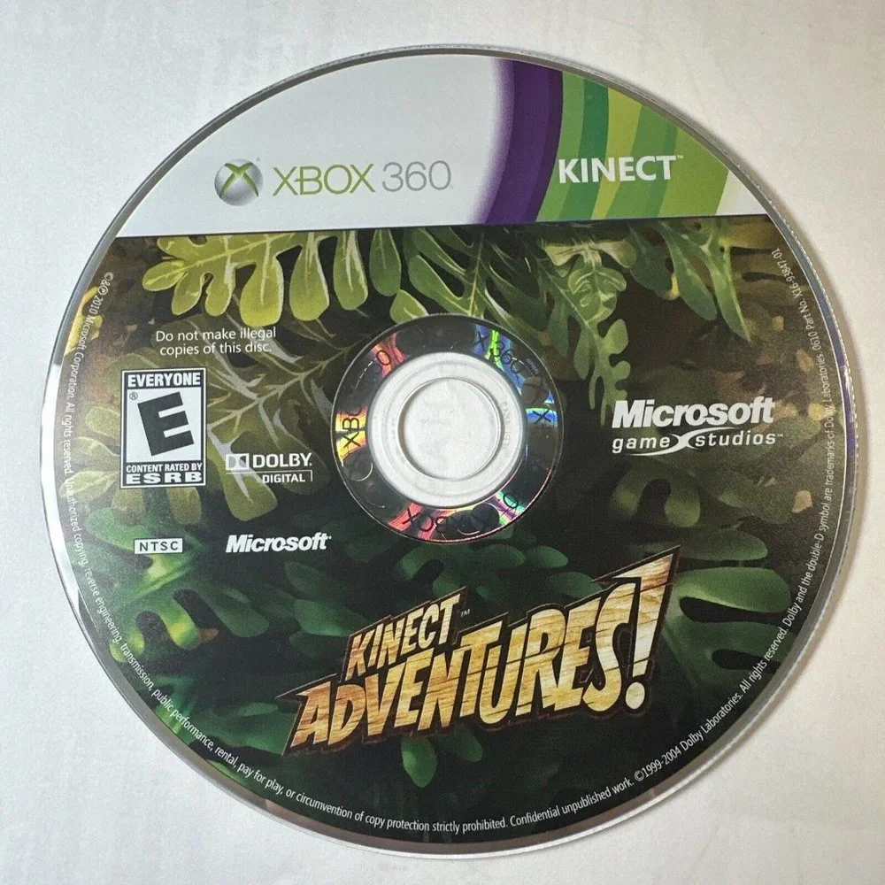 Kinect Adventures (XBOX 360)‎ - - - - **GAME DISC ONLY**